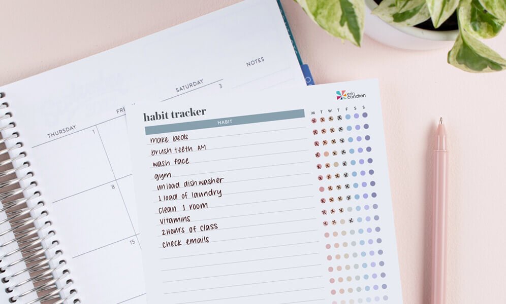 How To Use Productivity Systems in Real Life - habit tracker